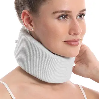 הצוואר קולר תמיכה מתכווננת לצוואר על הצוואר להגנה ציוד משרדי עבור תיקון תנוחת הצוואר לנשימה, צוואר קולר