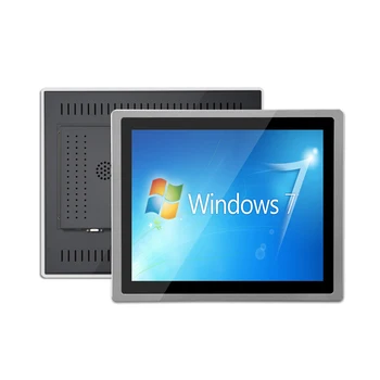 12.1 אינץ מוטבע Capacitive Touch Panel PC תעשייתי All-in-one מחשב Intel i3/i5/i7 5 עם תקשורת WiFi, מסך עמיד למים