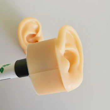 2 יח ' האוזן סיליקון דגם ASMR סיוע לישון וידאו חי אביזרים האוזן סיליקון רך מודל