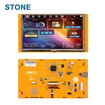 7 אינץ TFT-LCD מודול חכם HMI לתכנות מסך מגע עם בקר הלוח