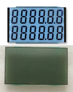 90PIN HTN חיובי כפול 6-ספרות מגזר LCD פנל דלק מתקן תצוגה מסך 3-5V סטטי לנהוג