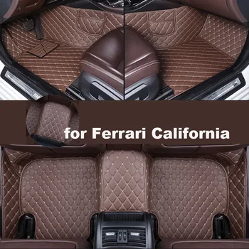 Autohome המכונית מחצלות עבור פרארי קליפורניה 2013-2017 שנה גרסה משודרגת רגל קוצ ' ה שטיחים אביזרים