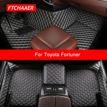 FTCHAAER מותאם אישית המכונית מחצלות עבור טויוטה Fortuner אביזרי רכב רגל השטיח
