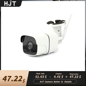 HJT 5MP רשת הביטחון הביתה מצלמת IP חיצונית פו מעקב אלחוטיות Wi-Fi כדור עמיד למים וידאו HD 2560x1920 CamHi