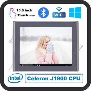 Hystou תעשייתי Tablet PC 15.6 אינץ Celeron J1900 4GB DDR4 עם סלעי קופה כל אחד לפני Io מיני שולחן עבודה