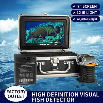 WF13plus נייד מוצא דגים מצלמה מתחת למים לדוג המצלמה 1200TVL LED אינפרא אדום מצלמה עמיד למים עבור אגם הים סירת קיאק