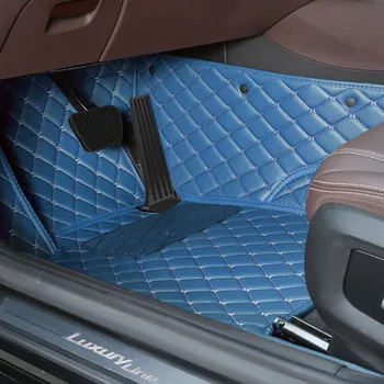 YOTONWAN בהזמנה אישית עור המכונית מחצלת על Luxgen כל הדגמים Luxgen 7 5 U5 רכב שטח אוטומטי סטיילינג אביזרי רכב-רכב סטיילינג