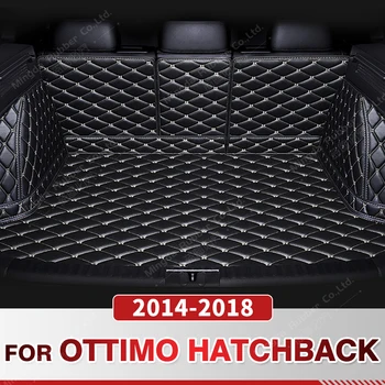 אוטומטי מלא כיסוי תא המטען מחצלת עבור פיאט Ottimo hatchback 2014-2018 17 16 15 המכונית מגף כיסוי משטח הפנים מגן אביזרים