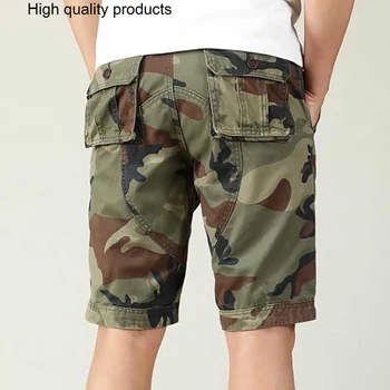 אופנה חדשה הסוואה המכנסיים גברים מזדמנים כותנה בסגנון צבאי Boardshorts אופנת רחוב בגדים