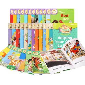 אוקספורד קריאה עץ הביתה למידה 1-3 רמות 33 כרכים למידה כדי לעזור לילדים לקרוא פונטיקה אנגלית מעשיות