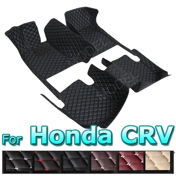 המכונית מחצלות עבור הונדה CRV 2007 2008 2009 2010 2011 מותאם אישית רגל ריפוד הרכב שטיחים לכסות את הפנים אביזרים