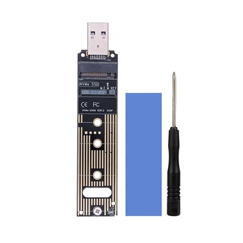 העברת כרטיס M. 2 Solid-State Drive NVME פרוטוקול USB3.1 מתאם כרטיס SSD כונן הזיכרון המוצק מסוג-C ב-קו כרטיס הרחבה