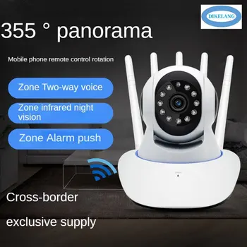 חדש Wireless Wifi מצלמה עם 360 מעלות פנורמי צפייה, ראיית לילה, ושני-דרך אודיו
