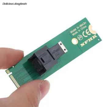 חם!1Pc NVMe M. 2 NGFF כדי SFF-8643 U 2 U 3 להמיר כרטיס Riser כונן הזיכרון המוצק למתאם