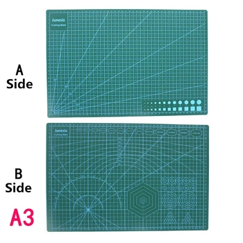 ירוק A3 דו צדדי ריפוי עצמי רשת חיתוך Mat אמן עיצוב חריטה לוח הספר לציוד משרדי חותמת גומי גילוף Pad