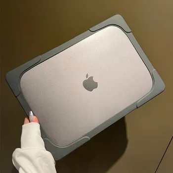 מט אנטי טביעת אצבע עבור ה-Macbook Air M1 מקרה עם מעמד במקרה המחשב הנייד עבור ה-Macbook Air 13.6 2022 Pro 14 16 A2681 A2337 A2289