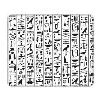 מצרים העתיקה החרטומים תרבות גיימר משטח עכבר גומי החלקה Mousepad משרדי שולחן מחשב כריות הירוגליפים מצריים מחצלת
