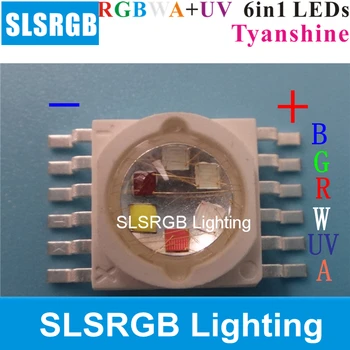 מתח גבוה TYANSHINE TIANXIN LED מנורות led שבב RGBW RGBA 4IN1 RGBWA 5IN1 RGBWA UV 6in1 צבע led מנורת led par הראש נע