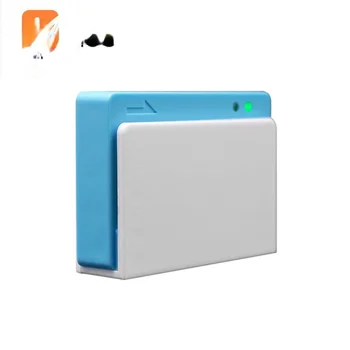 נייד מיני Bluetooth כרטיס הקורא 13.56 Mhz פס מגנטי RFID קורא NFC Reader סופר ZCS01