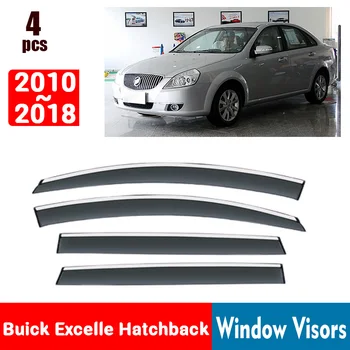 עבור ביואיק Excelle Hatchback 2010-2018 חלון הקסדות גשם שומר Windows כיסוי גשם ההסתה סוכך מגן פתח השומר אביזרים