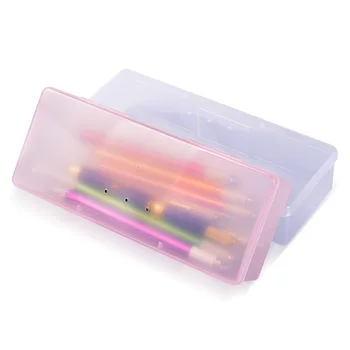 פלסטיק קעקוע Microblading תיבת אחסון Kawaii חמוד שקוף PP קלמר הגבה ידנית Microblading אספקה דברים מגניבים