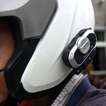 רוכב קל Vimoto V6 הפנימי קסדת אופנוע אינטרקום סטריאו אוזניות עבור טלפון נייד אלחוטי תואם GPS 2 מכשירי רדיו